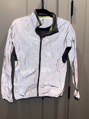 H&M reflective windbreaker jacket